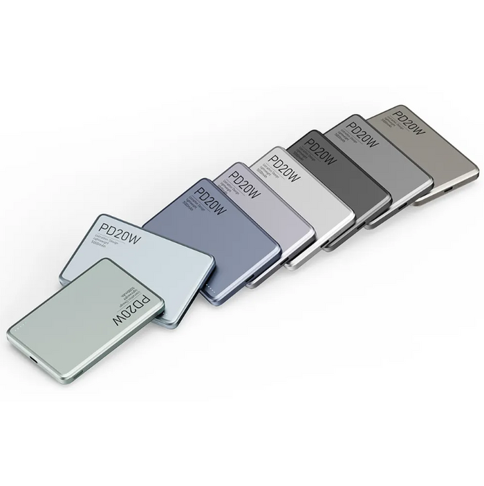 10.000mAh Magnetische Powerbank – 20W Snelladen & Draadloos Opladen