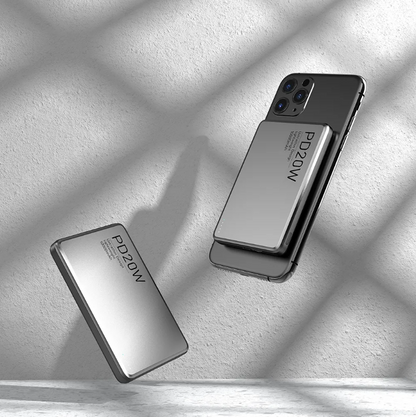 10.000mAh Magnetische Powerbank – 20W Snelladen & Draadloos Opladen