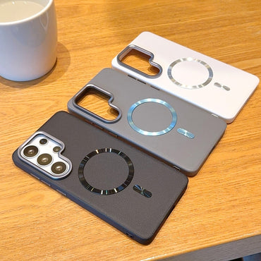 Titanium Grijs Premium Magnetisch Anti-Val Hoesje voor Samsung Galaxy S26 Ultra
